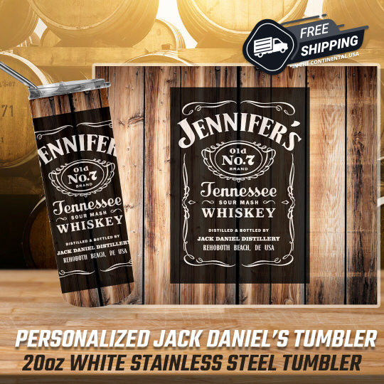 Personalized Jack Daniel's Tumbler, Personalized Jack Daniel's Gifts