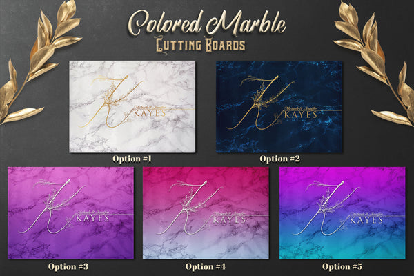 Marble Glass Cutting Board, Personalized Cutting Board for Bar, Kitchen Decor, Housewarming Gift, Glass Cutting Board