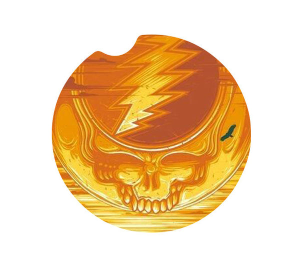 Grateful Dead Car Accessories, Grateful Dead Car Coasters, Grateful Dead Car Coaster, Grateful Dead Gifts, Grateful Dead Accessories
