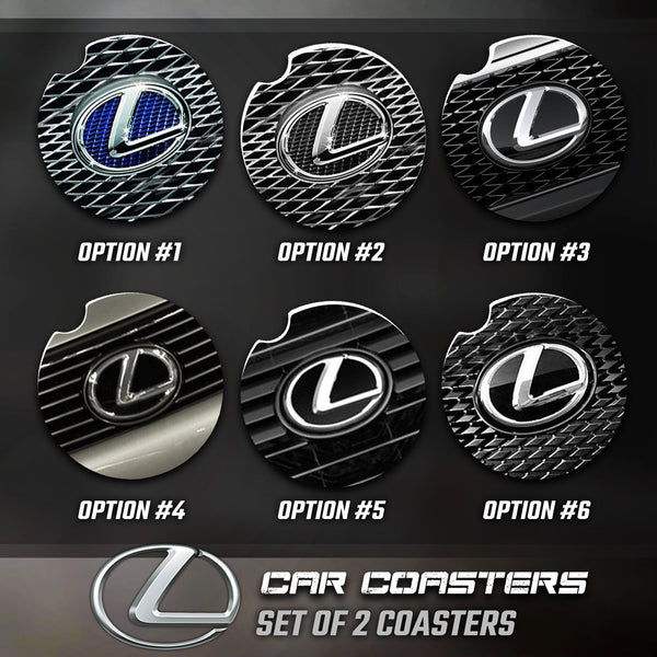 Lexus Car Coasters, Lexus Accessories, Lexus Car Coaster