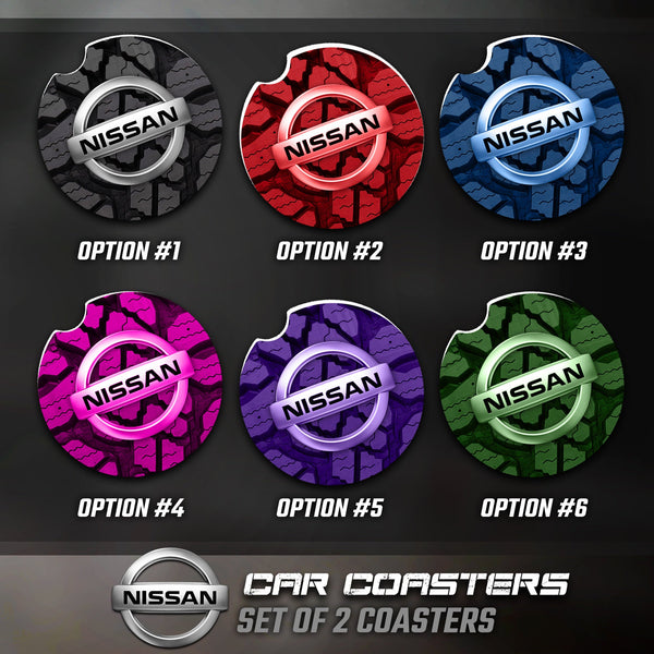 Nissan Car Coasters, Nissan Accessories, Nissan Car Coaster