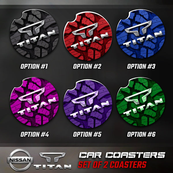 Nissan Titan Car Coasters, Nissan Titan Accessories, Nissan Car Coaster