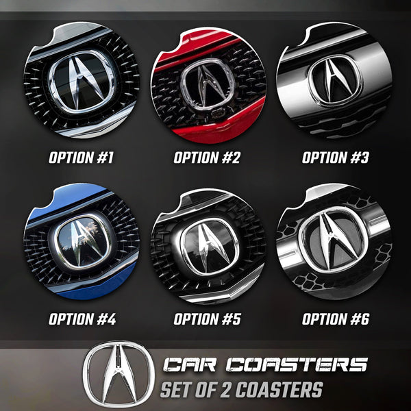 Acura Car Coasters, Acura Accessories, Acura Car Coaster