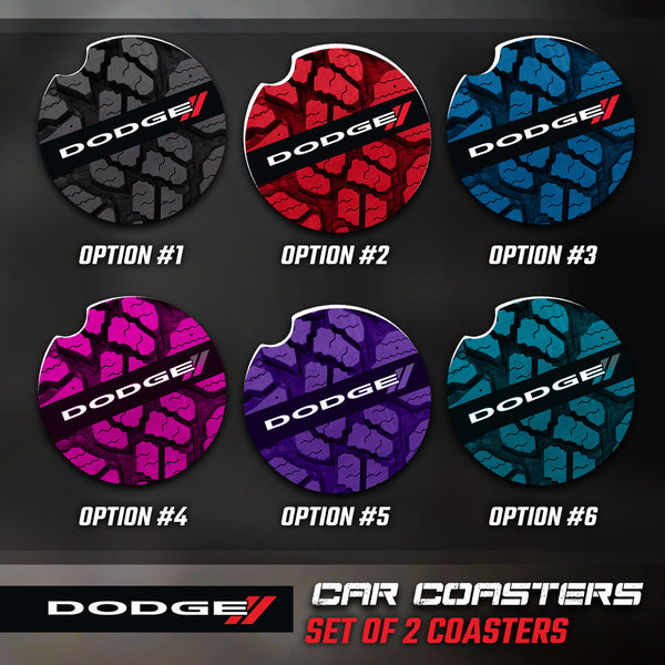 Dodge Car Coasters, Dodge Accessories, Dodge Car Coaster
