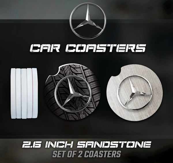 Mercedes Car Coasters, Mercedes Accessories, Mercedes Car Coaster