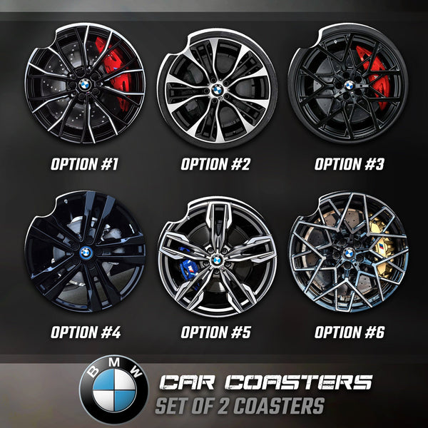 BMW Car Coasters, BMW Accessories, BMW Car Coaster
