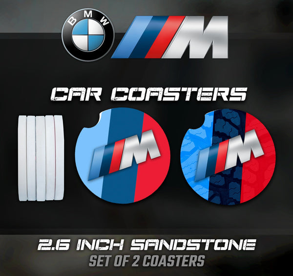 BMW M Car Coasters, BMW Accessories, BMW Car Coaster