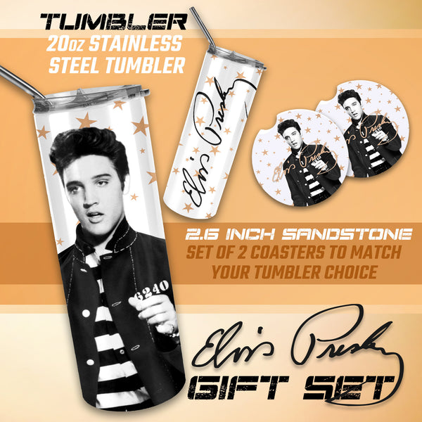 Elvis Tumbler, Elvis Coasters, Elvis Gifts, Elvis Accessories
