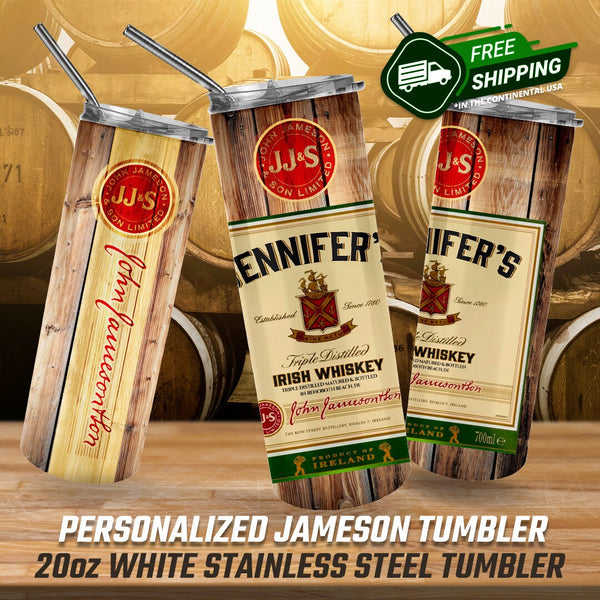 Personalized Jameson Tumbler, Personalized Jameson Gifts