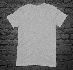 Custom Printed Heather Grey T-Shirt