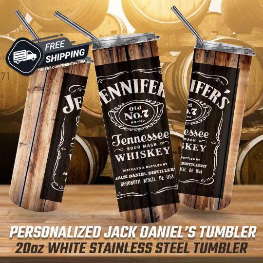 Personalized Jack Daniel's Tumbler, Personalized Jack Daniel's Gifts