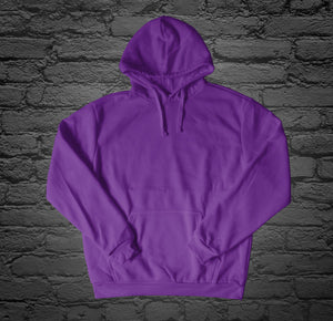 Custom Printed Purple Hoodie