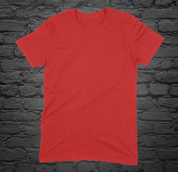 Custom Printed Red T-Shirt