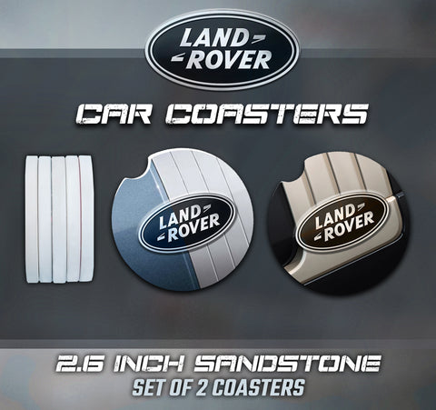 Land Rover Car Coasters, Range Rover Car Coasters, Land Rover Sandstone Car Coasters, Land Rover Accessories