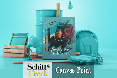 Schitts Creek Wall Decor, Schitts Creek Gifts, Schitts Creek Canvas Print Framed & Ready to Hang, Schitts Creek Wall Hanging