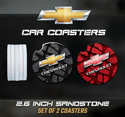 Chevy Car Coasters, Chevy Accessories, Chevy Car Coaster