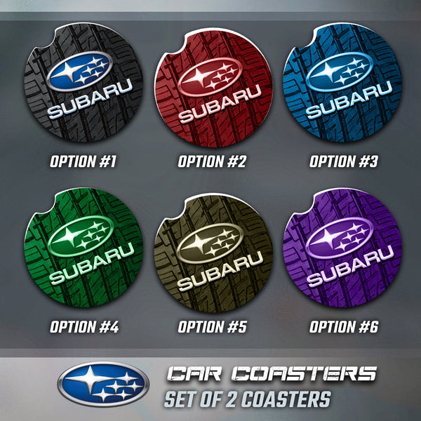 Subaru Car Coasters, Subaru Car Coasters, Subaru Sandstone Car Coasters, Subaru Accessories