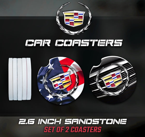 Cadillac Car Coasters, Cadillac Accessories, Cadillac Car Coaster