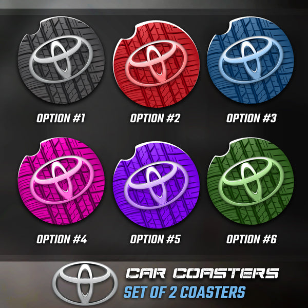 Toyota Car Coasters, Toyota Car Coasters, Toyota Accessories, Toyota Car Coaster