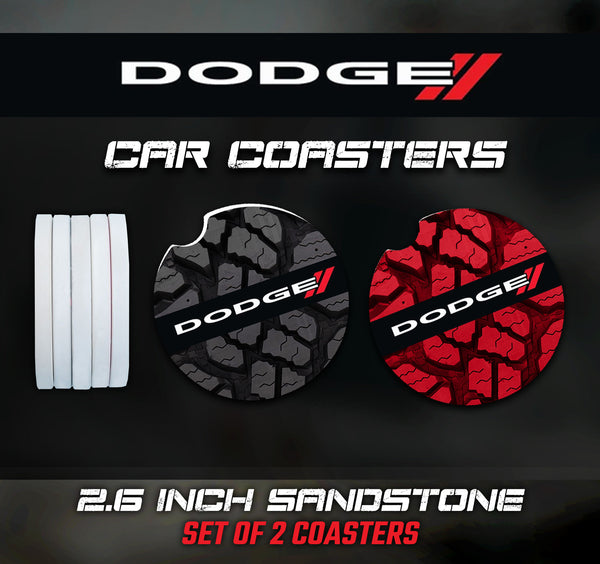 Dodge Car Coasters, Dodge Accessories, Dodge Car Coaster