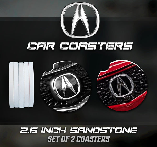 Acura Car Coasters, Acura Accessories, Acura Car Coaster