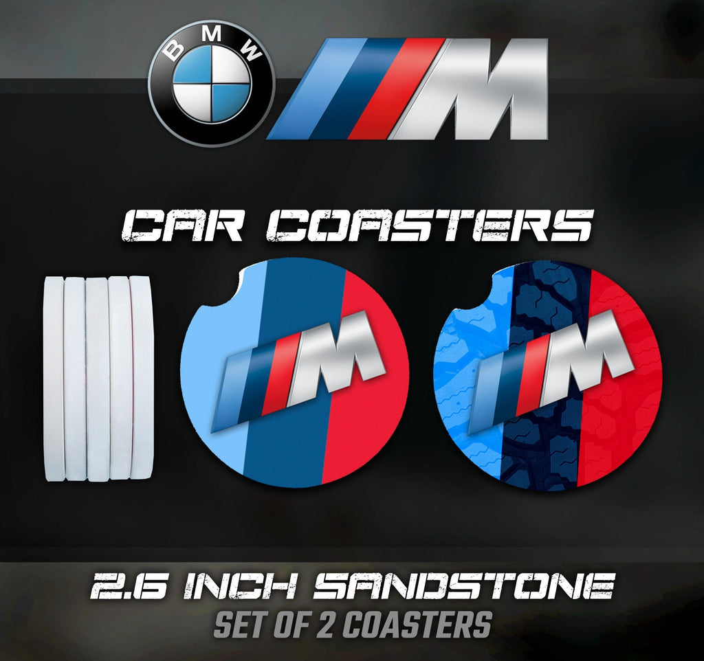BMW M Car Coasters, BMW Accessories, BMW Car Coaster – Tribe9Design