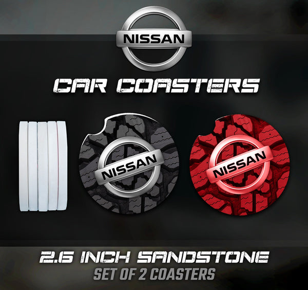 Nissan Car Coasters, Nissan Accessories, Nissan Car Coaster