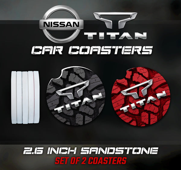 Nissan Titan Car Coasters, Nissan Titan Accessories, Nissan Car Coaster