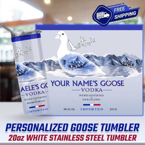 Personalized Grey Goose Tumbler, Personalized Grey Goose Gifts