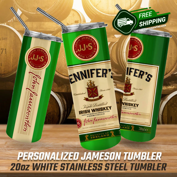 Personalized Jameson Tumbler, Personalized Jameson Gifts